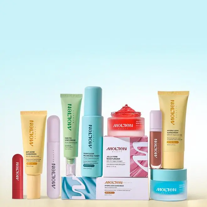 Molten Beauty products are designed for the Gen Z consumer Molten Beauty products are designed for the Gen Z consumer