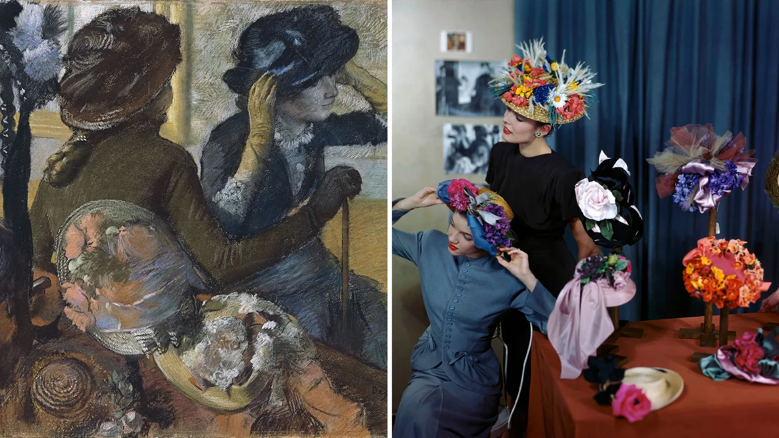Image may contain Ella Mae Morse Clothing Hat Art Face Head Person Photography Portrait Painting Adult and Cap