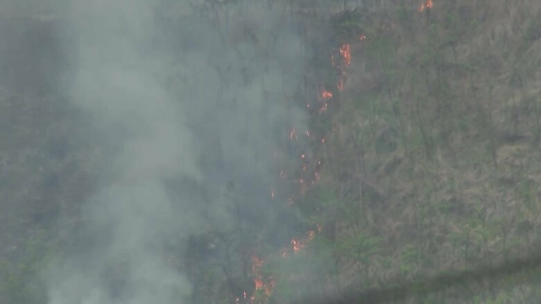 岩手・大槌町の山火事1600ヘクタール焼失　午後から一時雨の予報　発生から6日目も延焼拡大｜FNNプライムオンライン