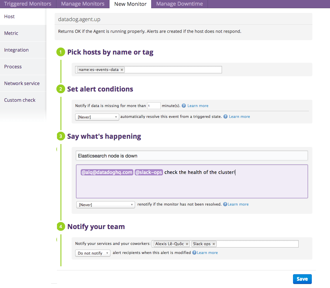 Availability monitoring - Host monitor