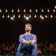 Daniel Radcliffe in "Every Brilliant Thing."