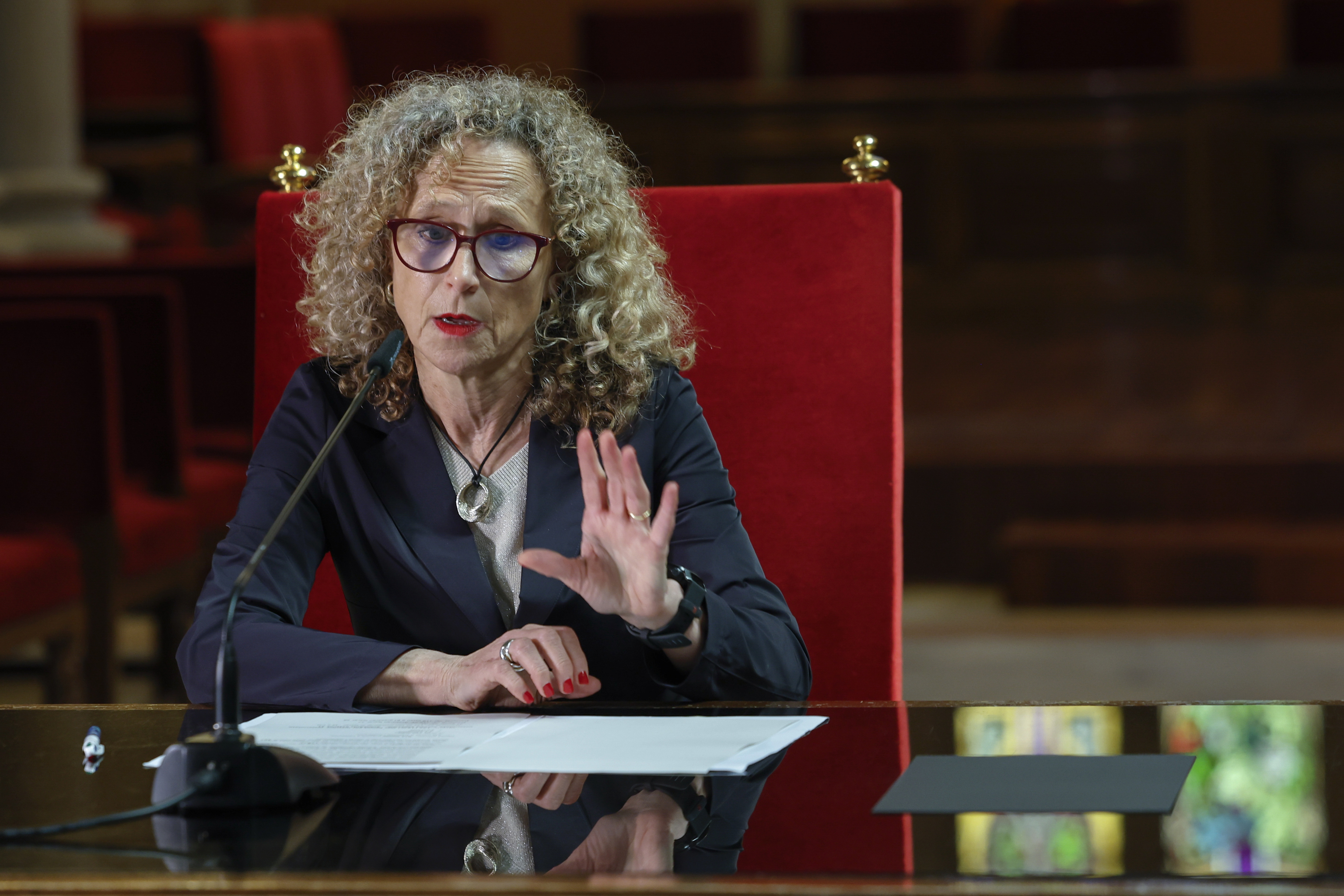 La presidenta del Tribunal Superior de Justicia de Catalu�a, Merc� Caso