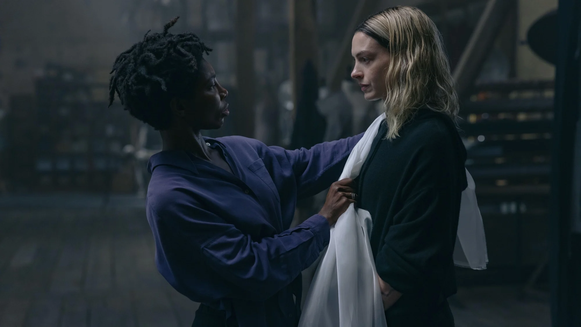 Anne Hathaway and Michaela Coel co-star in "Mother Mary."