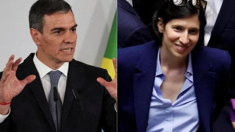 Pedro Sanchez ed Elly Schlein