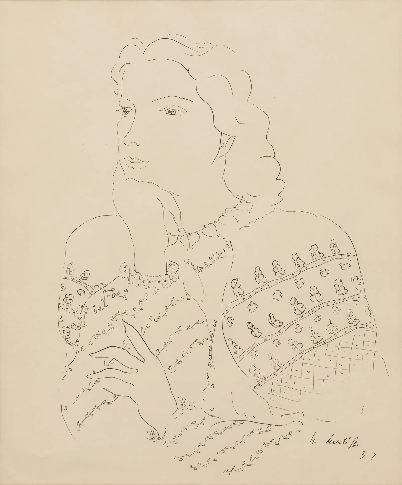 Image may contain Art Drawing Person Face and Head