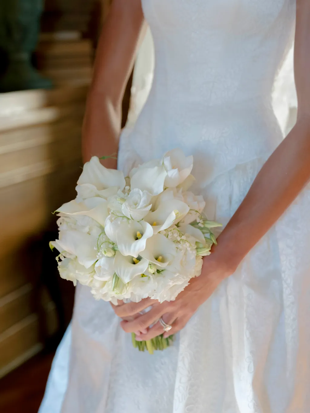 Image may contain Flower Flower Arrangement Flower Bouquet Plant Clothing Dress Fashion Formal Wear and Gown