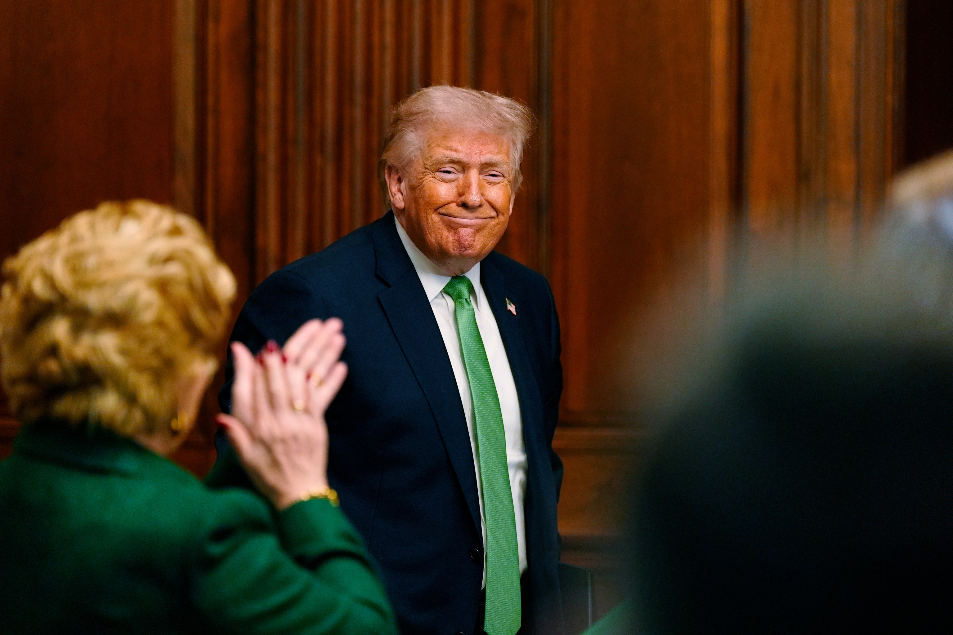 Donald Trump en el Capitolio.