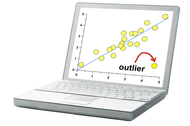 outlier - data analysis concept