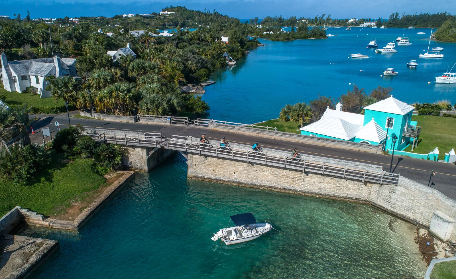 This image may contain Transportation Vehicle Boat Human Person Road Outdoors Nature and Water