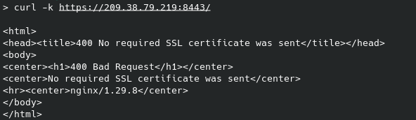 Curl sin tls