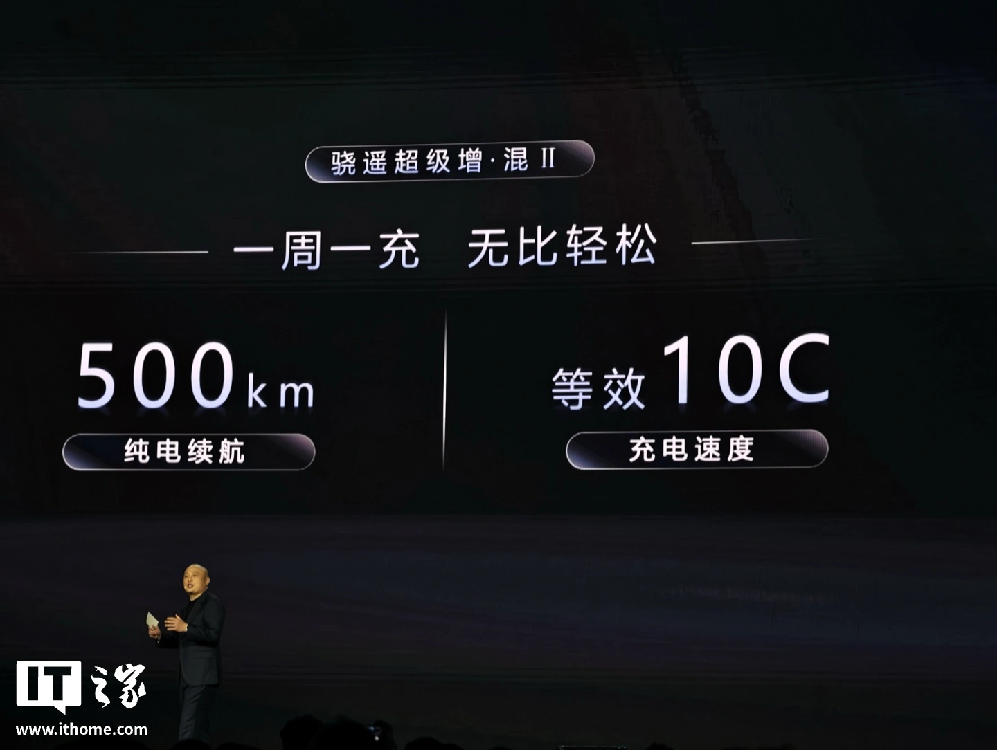 宁德时代第二代骁遥超级增混电池发布:等效 10C 充电速度、500km 纯电续航