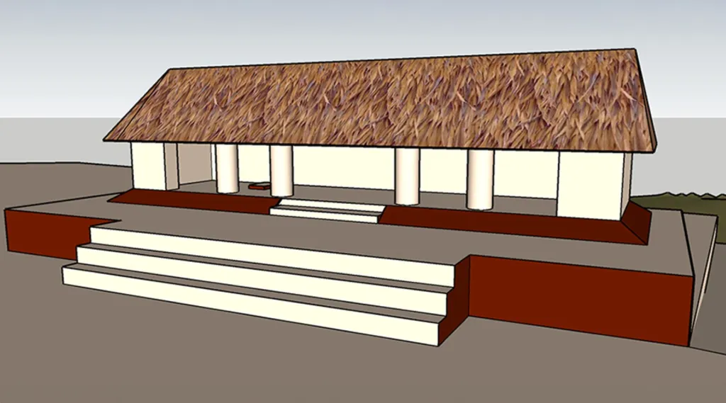 Reconstrucción de una casa de consejo