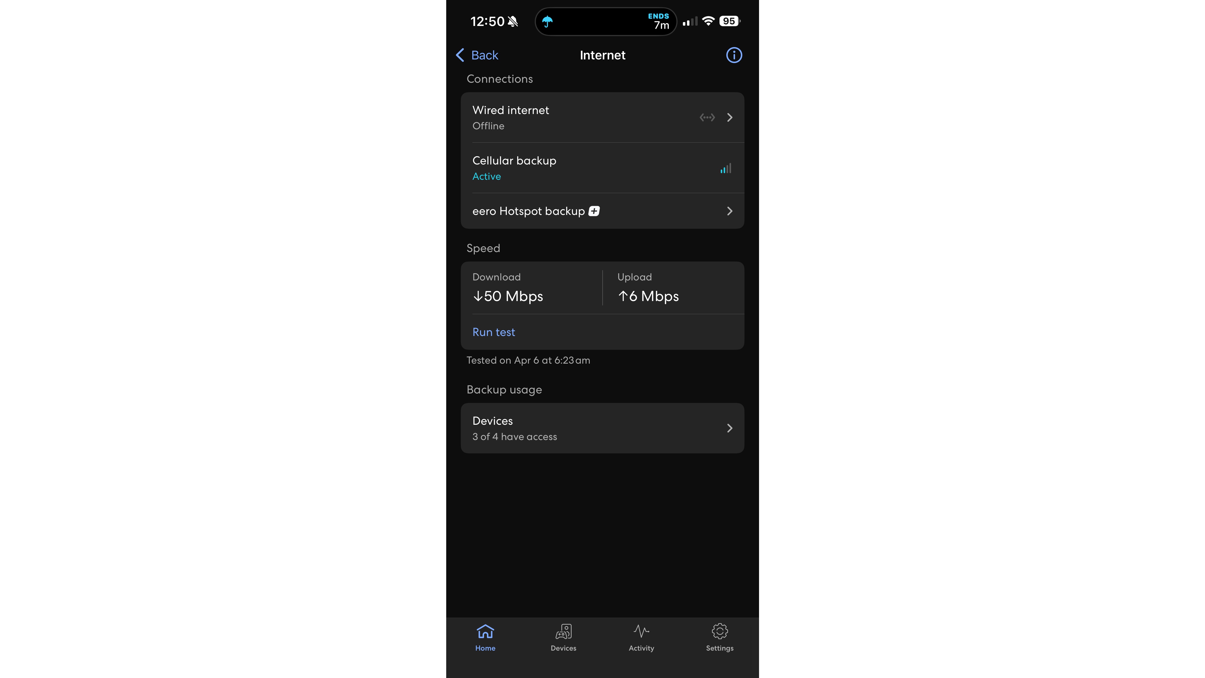 Eero Signal Speed Test