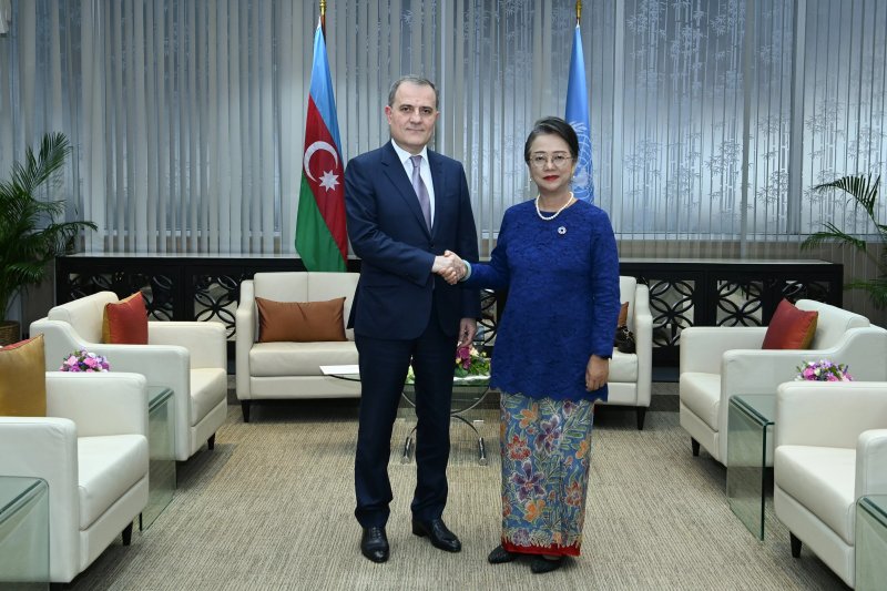 Jeyhun Bayramov meets UNESCAP chief in Bangkok - PHOTO Jeyhun Bayramov meets UNESCAP chief in Bangkok - PHOTO