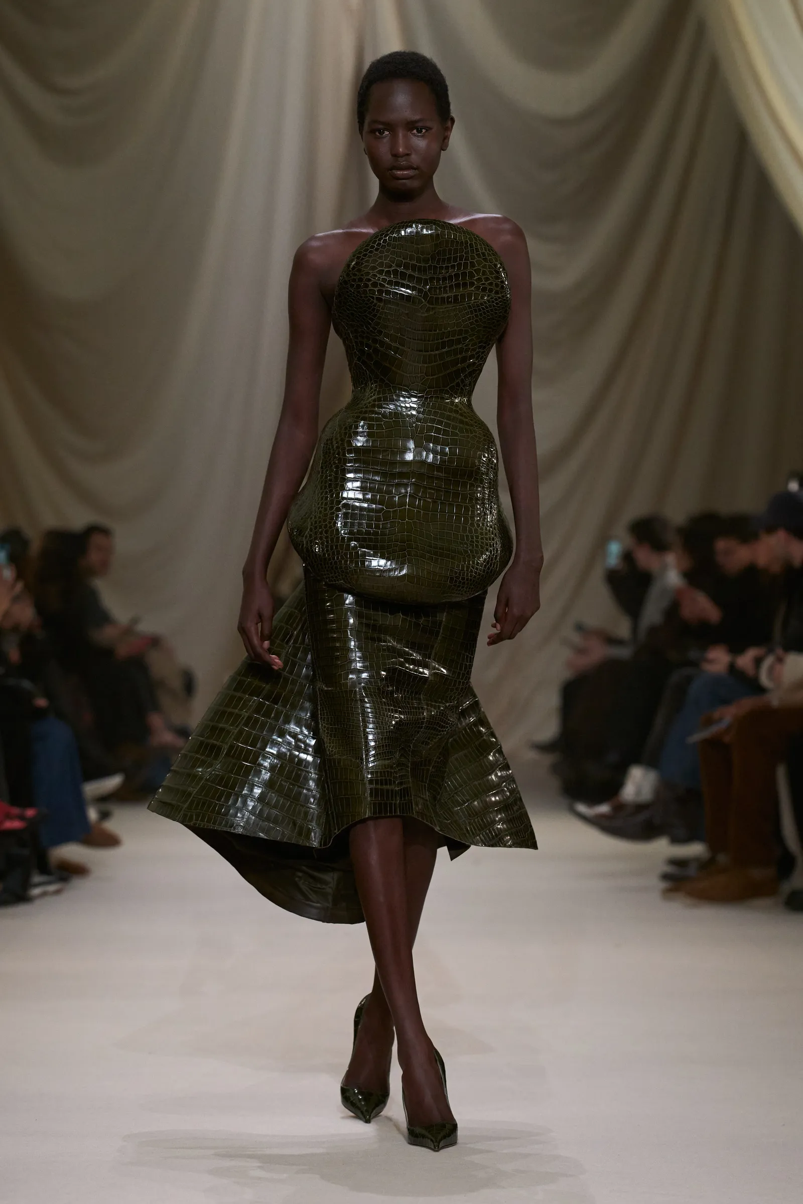 Image may contain Clothing Dress Fashion Adult Person and Formal Wear