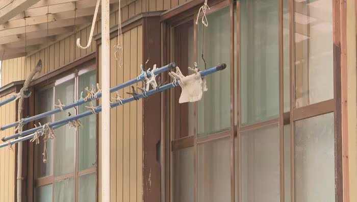 容疑者の自宅（宮崎県延岡市）