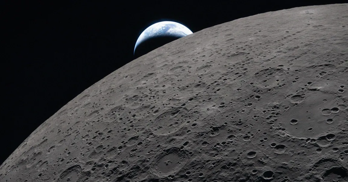 NASA scientists let loose "screams of delight" amazement as they saw micrometeorites impact the far side of the Moon.