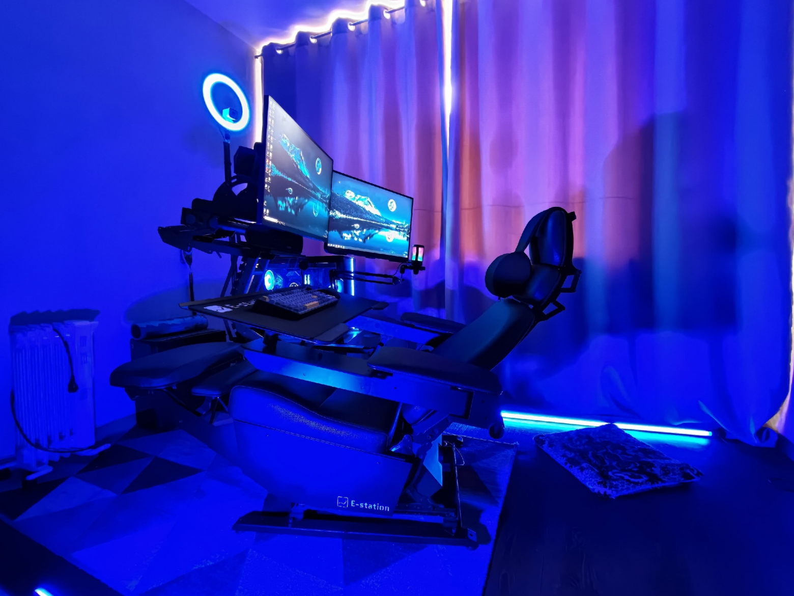 Станция с игровым сетапом. Станция с игровым сетапом.