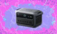 the anker solix c2000 gen 2 on a pink and purple background