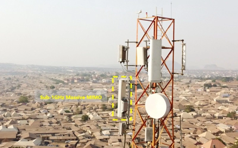 黄金频谱:华为在尼日利亚完成全球首个 Sub-1GHz Massive MIMO 商用部署