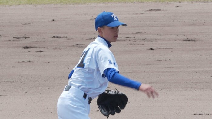先発登板の南郷杏輔党首（1年）