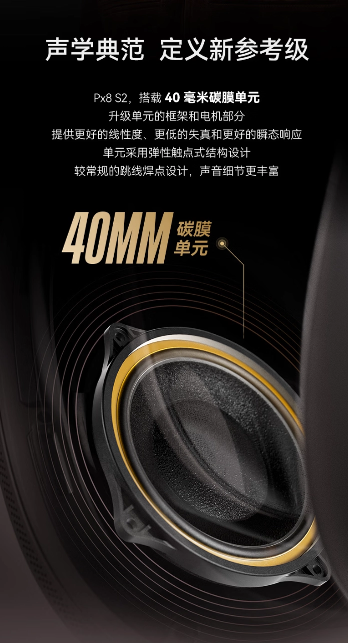 宝华韦健 Px8S2 耳机“静谧新色”开启预约:6699 元,4 月 22 日上市