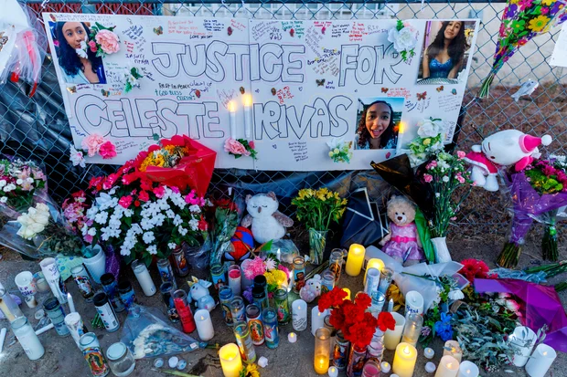 Memorial for murdered teen in Lake Elsinore, CA 