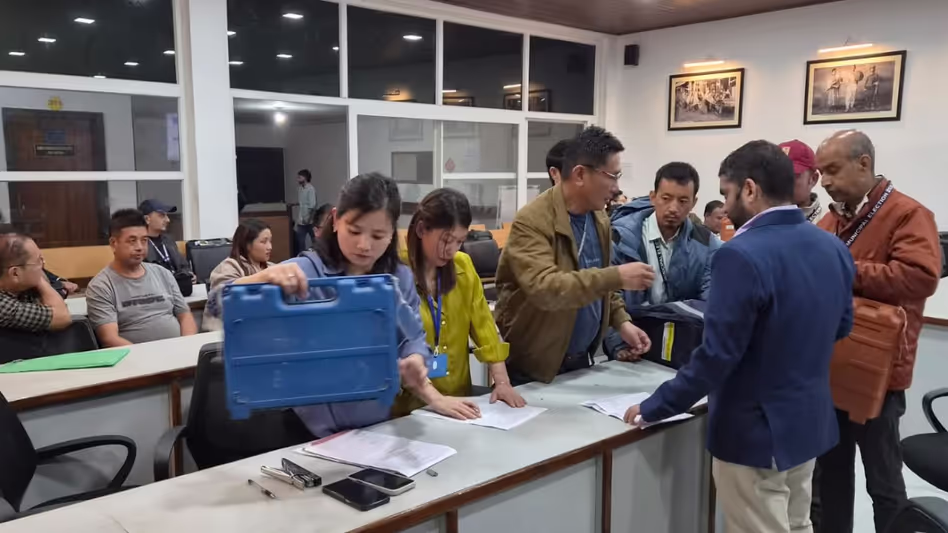 Peaceful polling ends in Gangtok’s Ward No. 10, 46.09% voter turnout recorded