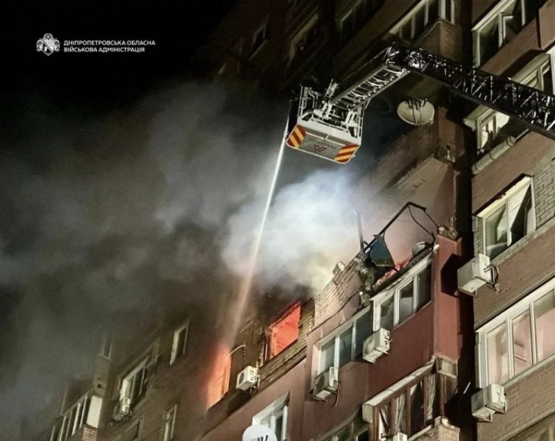 News about - Russian drone strike hits Dnipro, children among wounded -  PHOTOS  