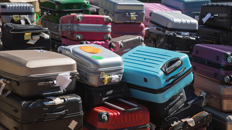 Piles of luggage