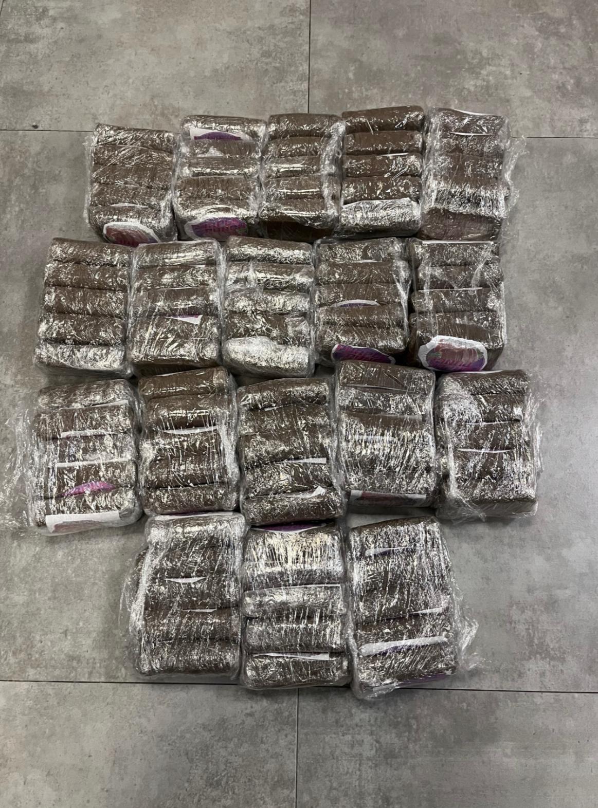 Parte la droga encontrada en el coche VTC
