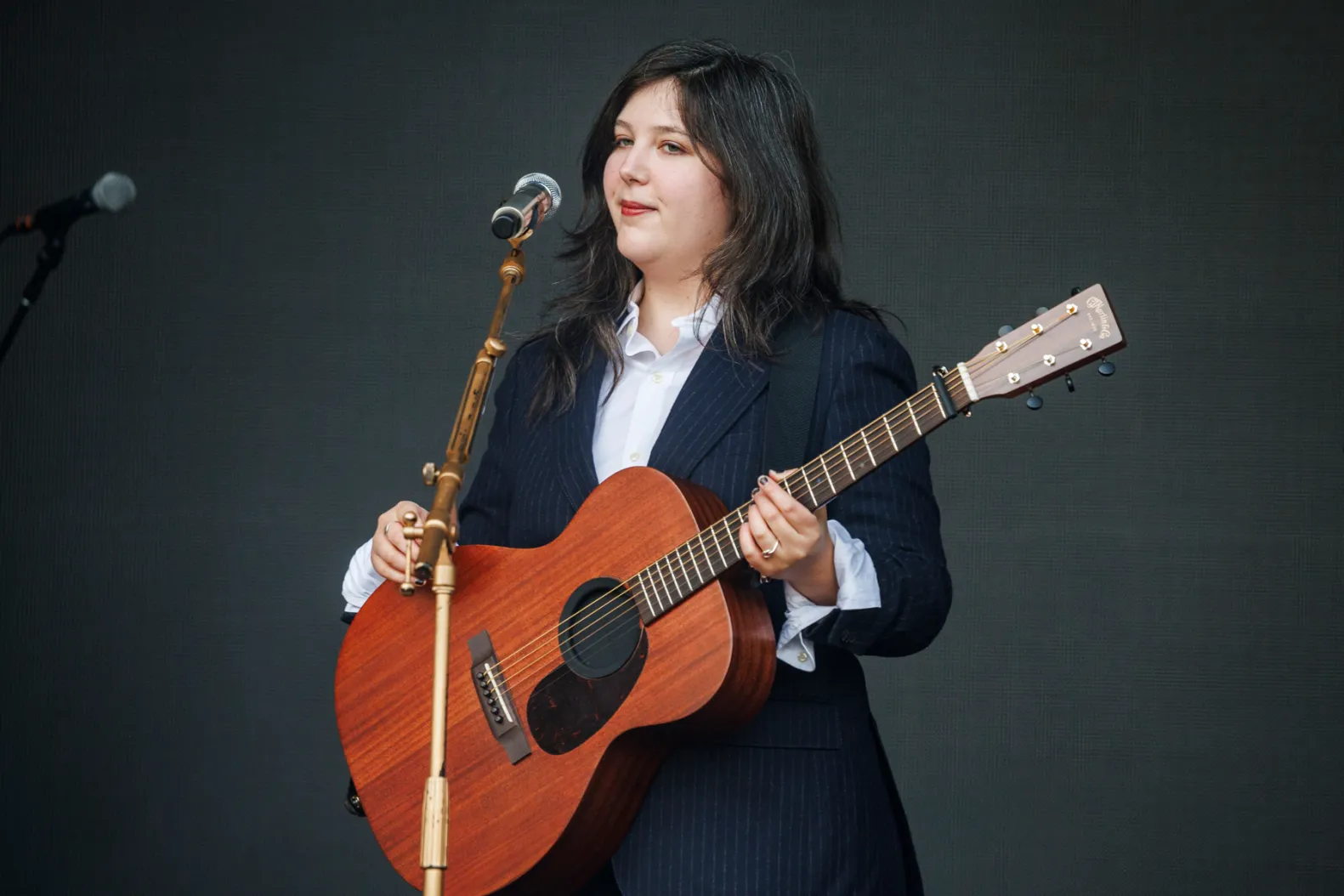 Lucy Dacus performs onstage