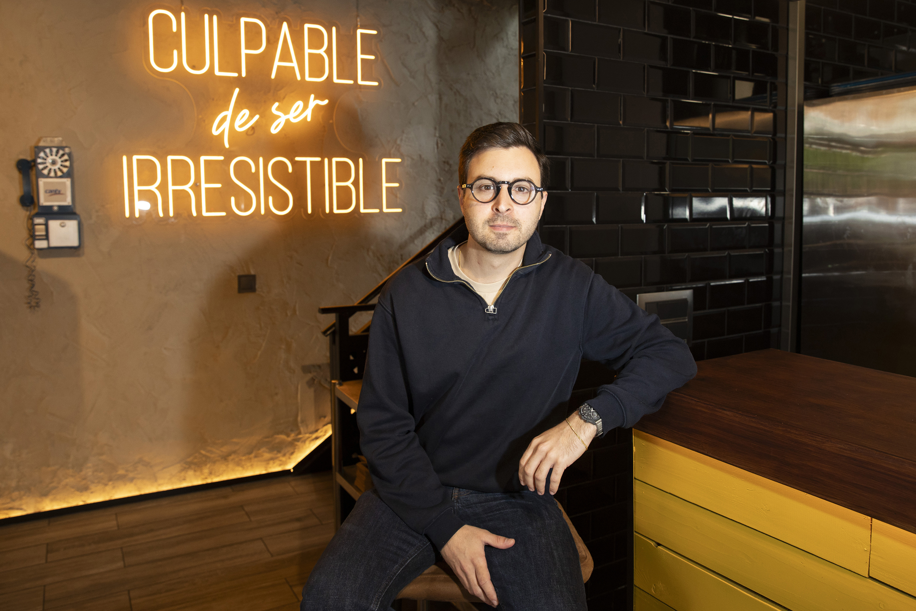 Jos� Alberto Alves, propietario de La Empanadera.