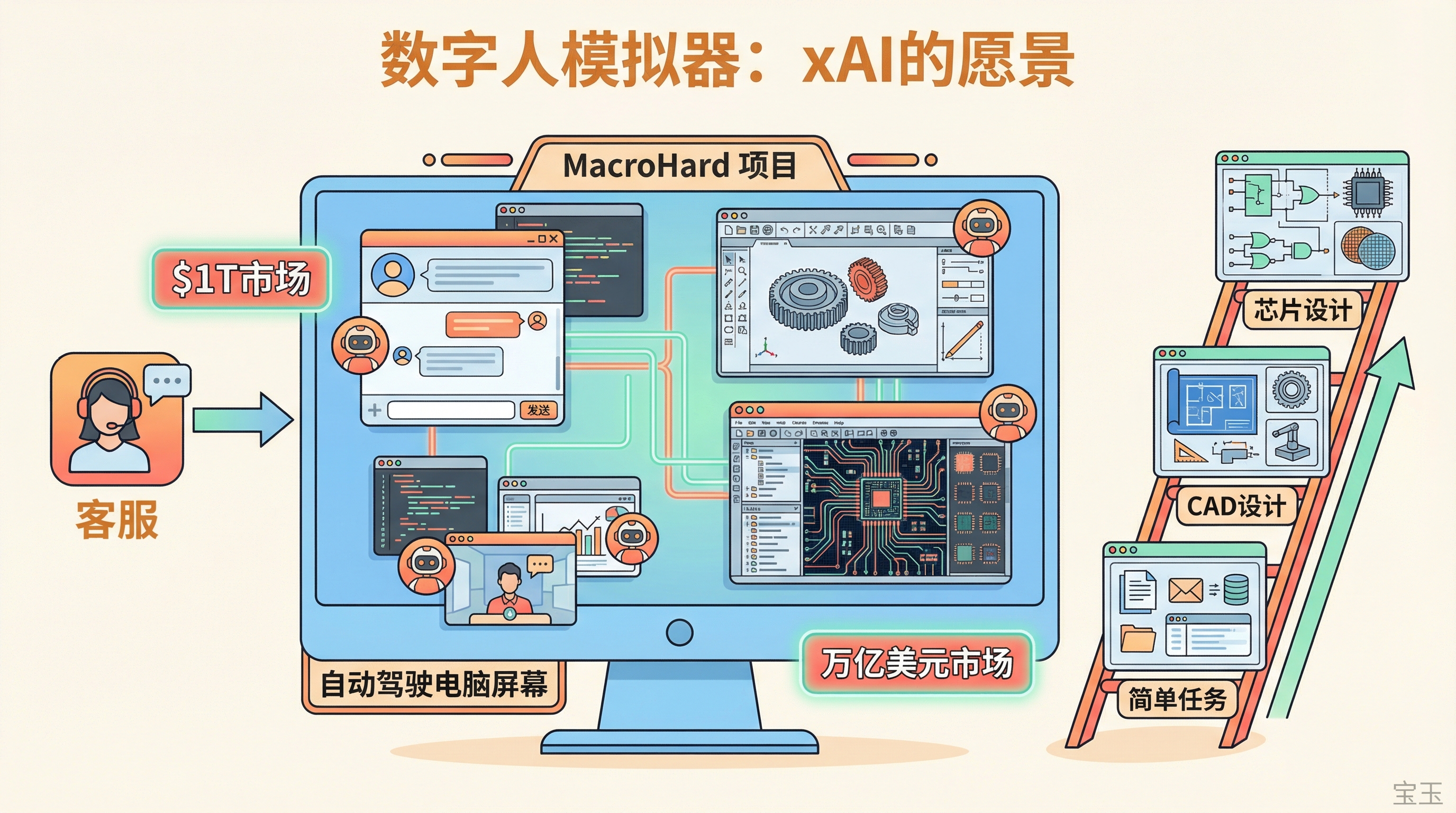 数字人模拟器:xAI 的愿景