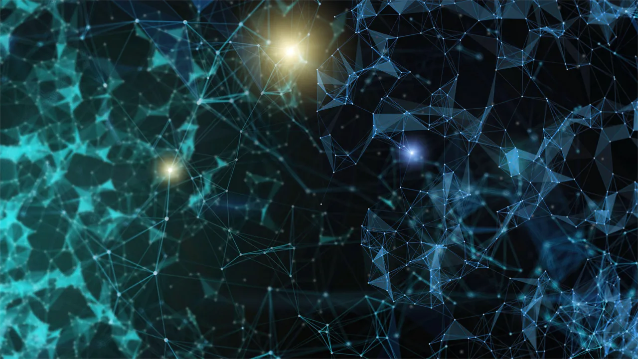 Graphic depiction of a technology network