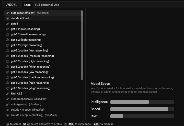 Warp.dev - download options