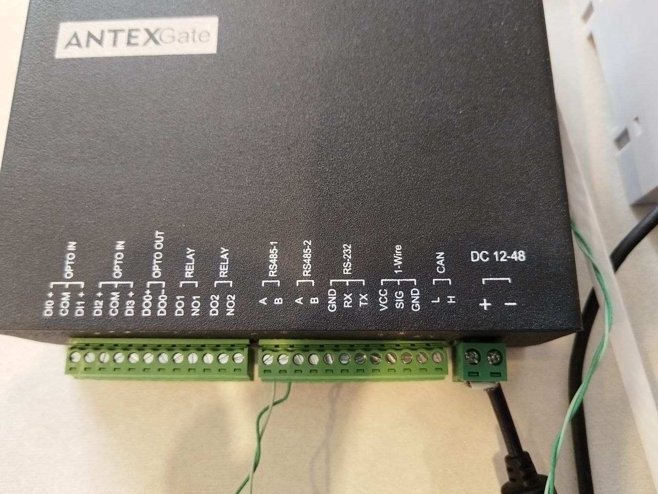 Подключение RS485 к AntexGate
