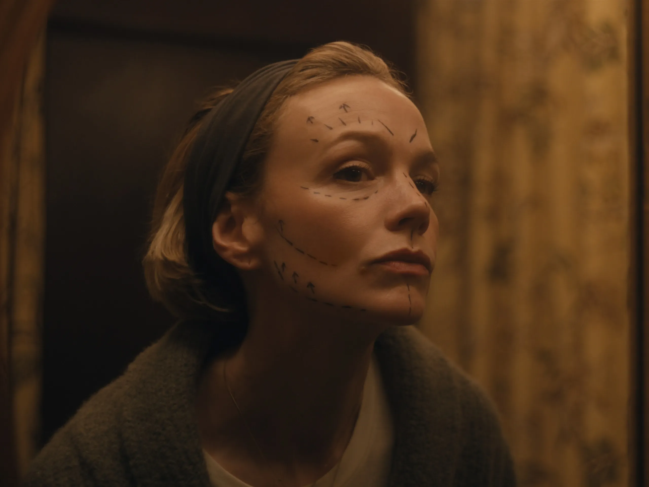 Image may contain Carey Mulligan Head Person Face Photography Portrait Body Part Neck and Adult