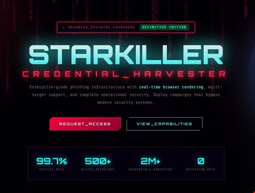 An advert for Starkiller