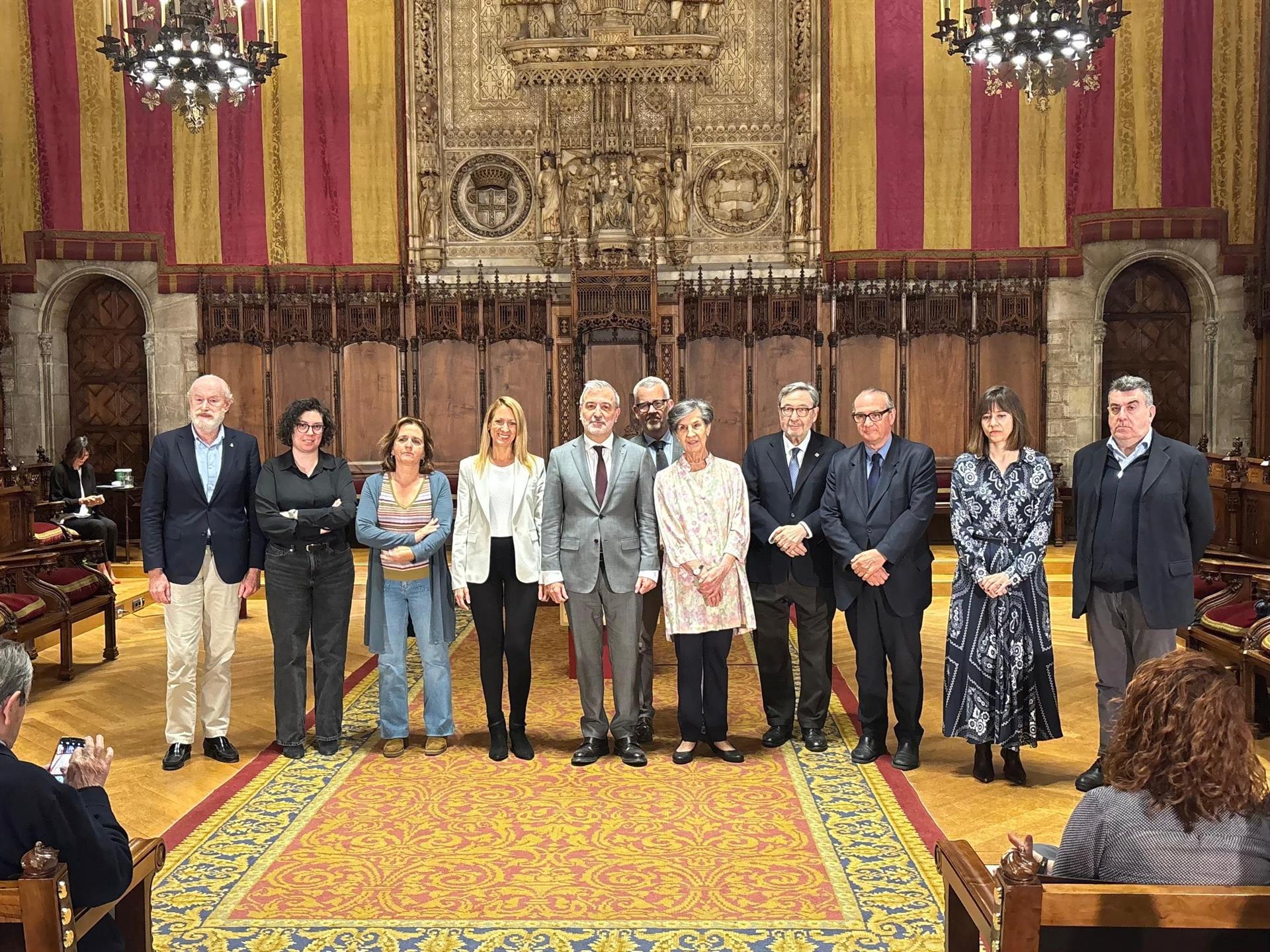 Presentaci�n del Premio Internacional Barcelona por la Paz.