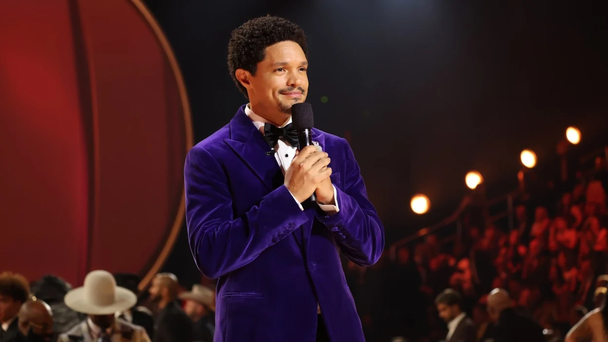 Trevor Noah hosts the 68th Grammy Awards in Feb. 2026.