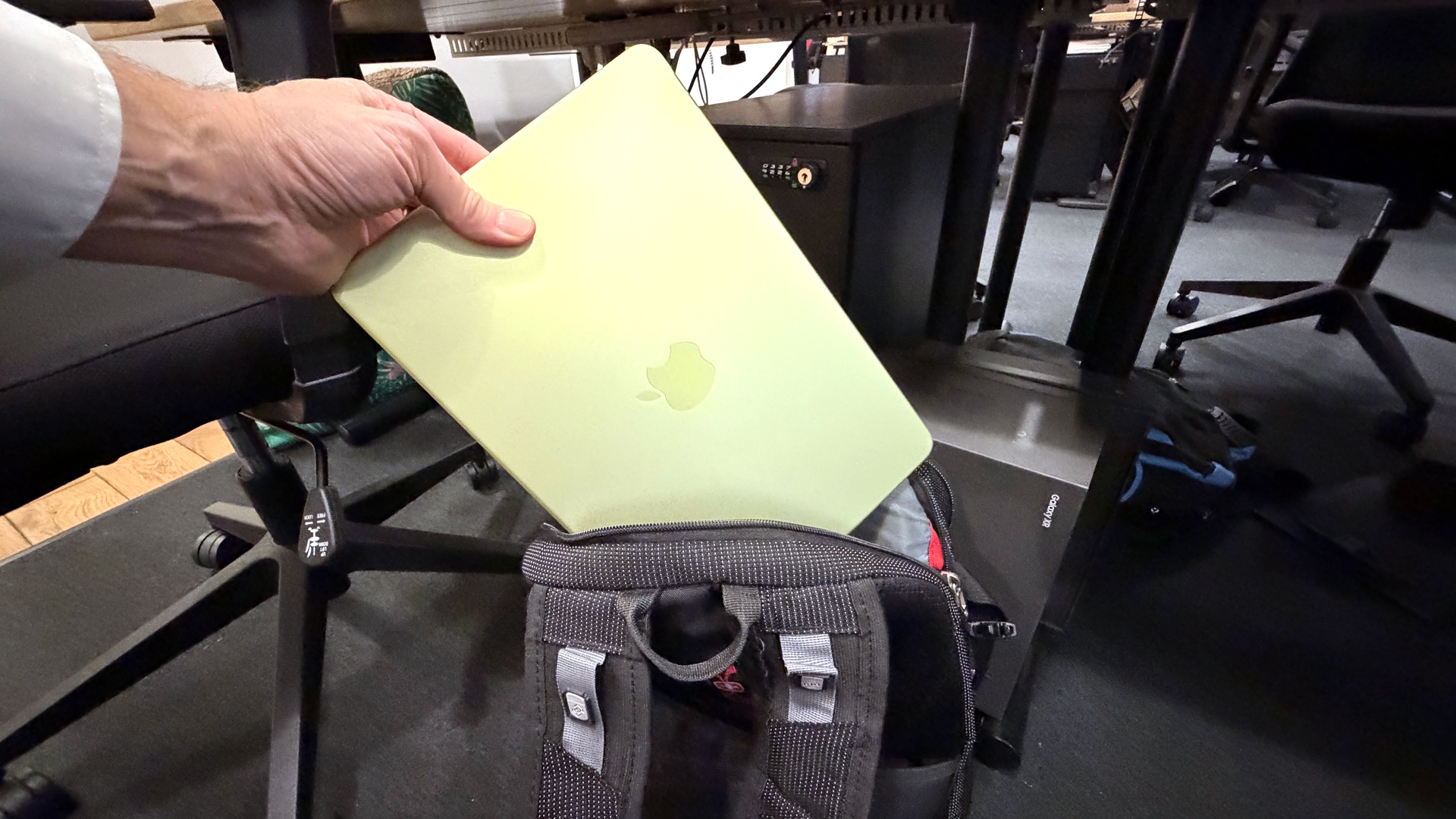 MacBook Neo on desk