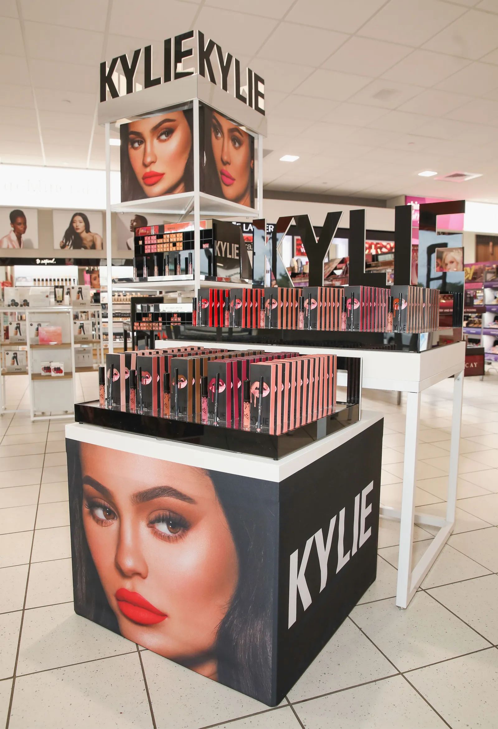 Image may contain Kylie Jenner Kylie Jenner Kylie Jenner Letitia Wright Sonny Zhou Person Adult Shop and Indoors