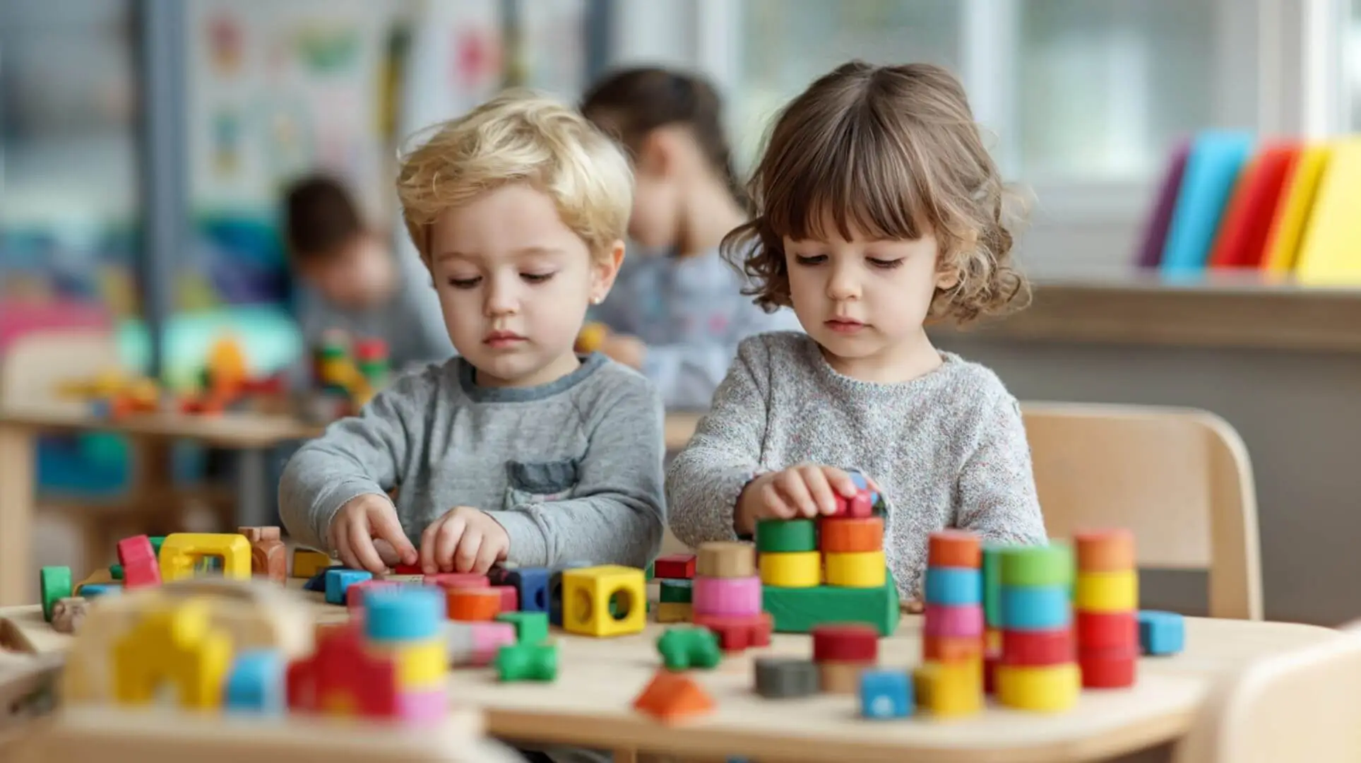 Niños jugando en el cole