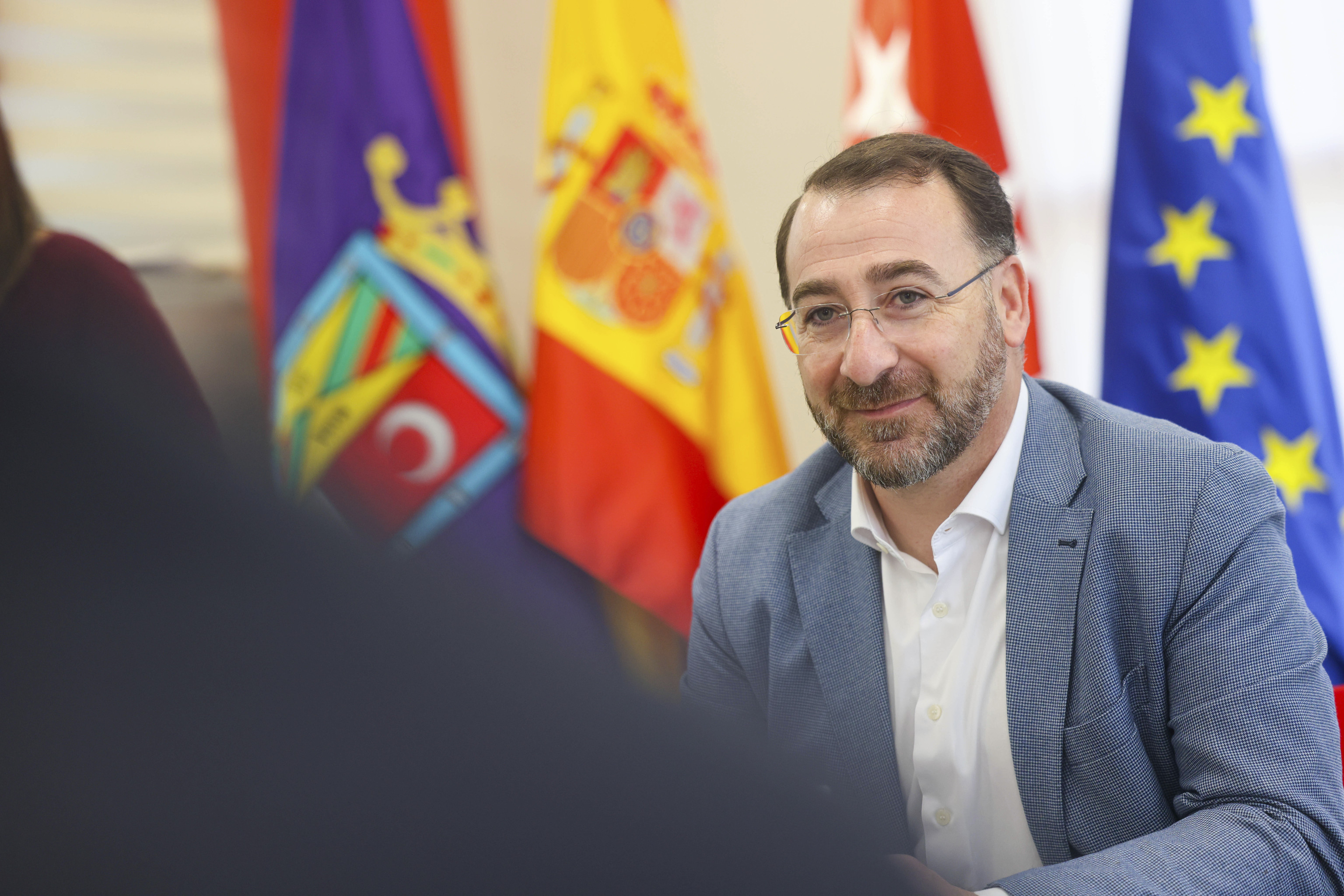 El alcalde de Colmenar Viaje, Carlos Bl�zquez.
