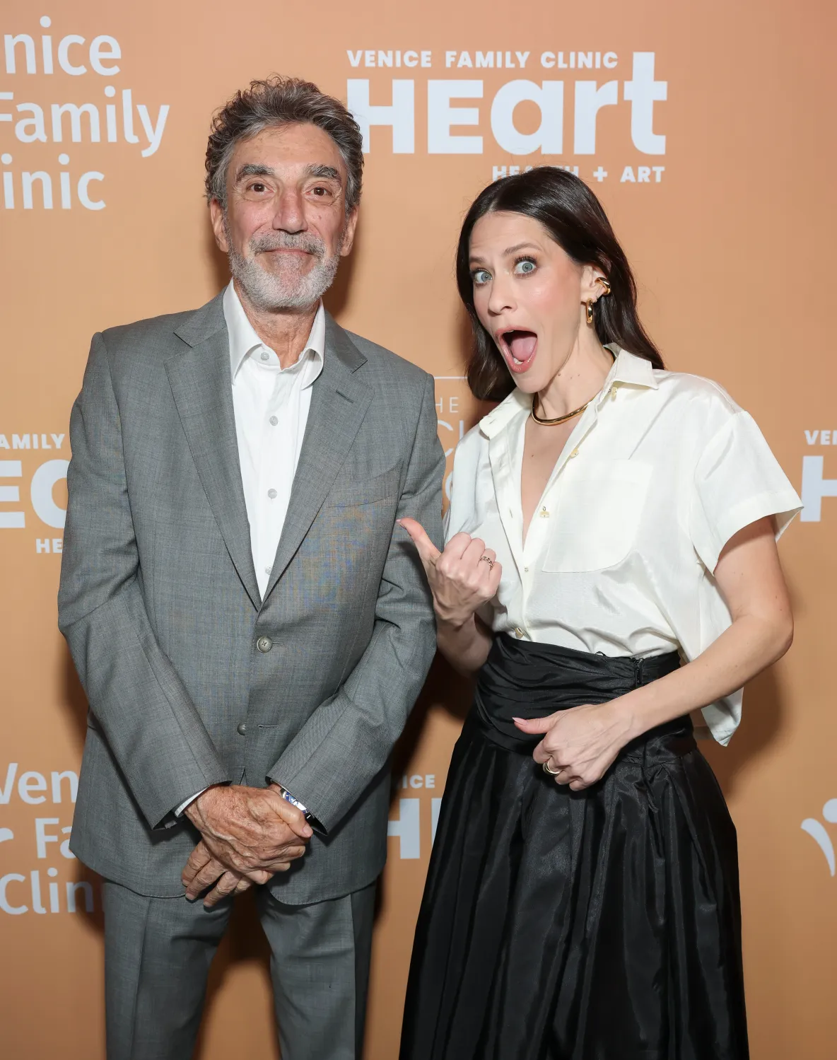 Chuck Lorre was honored at and Jackie Tohn hosted the Venice Family Clinic's Heart Gala on Saturday.