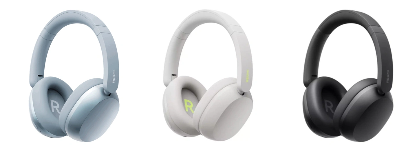 小米 REDMI Headphones Neo 头戴式耳机现身海外:三色可选,42dB 主动降噪