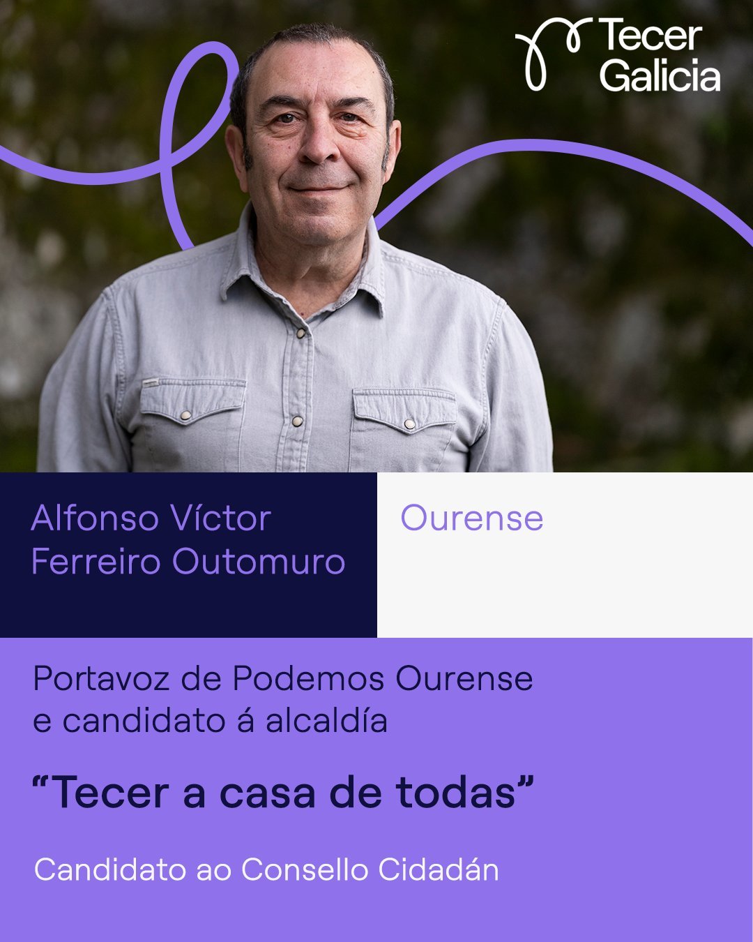 El exsecretario general de Podemos en Orense, V�ctor Ferreiro