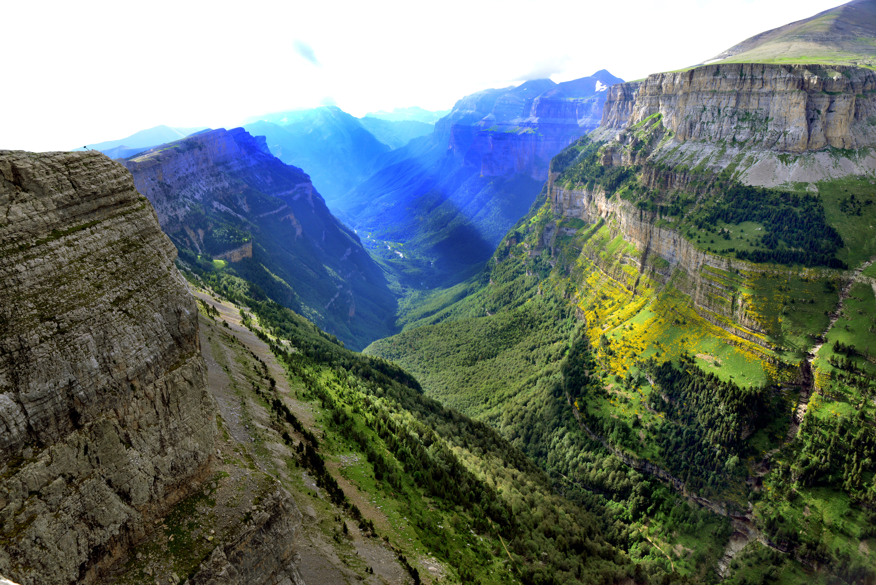 El Parque Nacional de Ordesa y Monte Perdido.
