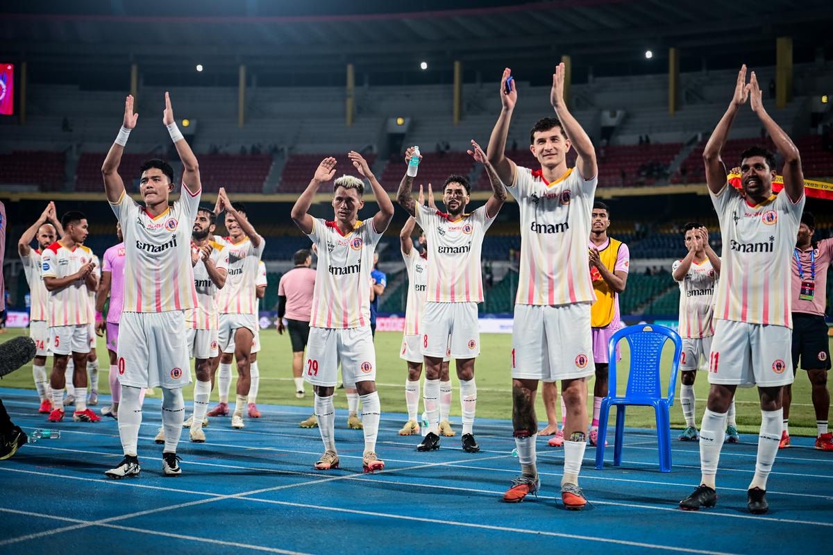 East Bengal is fourth in the ISL table, with four wins and one loss from seven games.